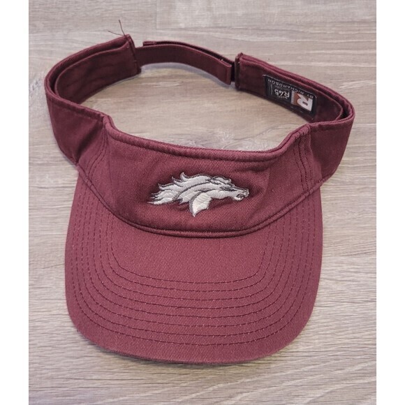 Richardson Mustang Red Sun Visor Cap - Picture 2 of 8